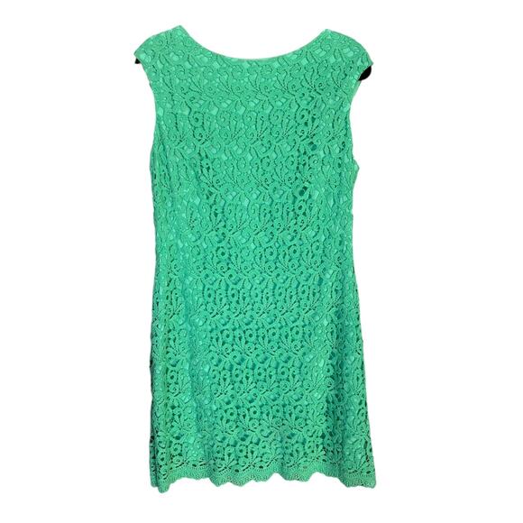 Lauren Ralph Lauren Women's Guipure Embroidered Lace Lined Sheath Dress Size 16P - Picture 2 of 5